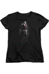 Gildan Supergirl Supergirl Noir Short Sleeve Womens Tee / T-shirt In Black