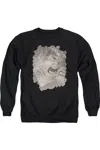 Gildan Superman Action #840 Cover Adult Crewneck Sweatshirt In Black