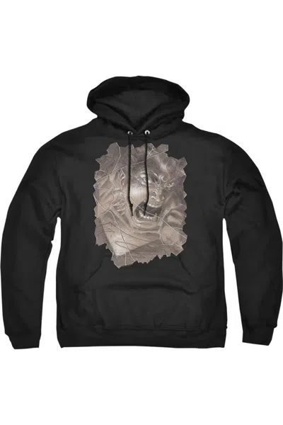 Gildan Superman Action #840 Cover Adult Pull Over Hoodie / Hooded Sweatshirt In Black