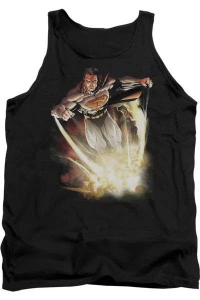 Gildan Superman Adult Tank Top In Black