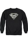 Gildan Superman All About The Benjamins Adult Crewneck Sweatshirt In Black