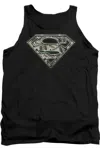 Gildan Superman All About The Benjamins Adult Tank Top In Black