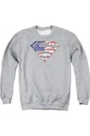 Gildan Superman All Adult Crewneck Sweatshirt In Multi