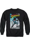 Gildan Superman Alternate Adult Crewneck Sweatshirt In Black