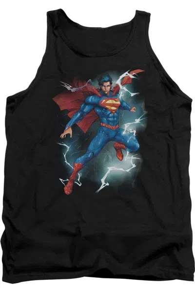 Gildan Superman Annual #1 Cover Adult Tank Top In Black