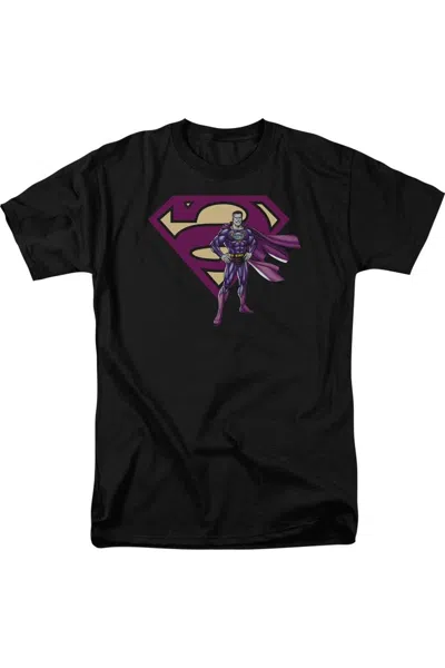 Gildan Superman Bizarro & Logo Short Sleeve Adult Tee / T-shirt In Black