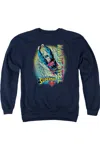 Gildan Superman Breakthrough Adult Crewneck Sweatshirt In Blue
