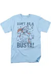 Gildan Superman Busta Short Sleeve Adult Tee / T-shirt In Blue