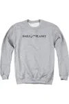 Gildan Superman Daily Planet Logo Adult Crewneck Sweatshirt In Multi