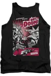 Gildan Superman Day Of Doom Adult Tank Top In Black