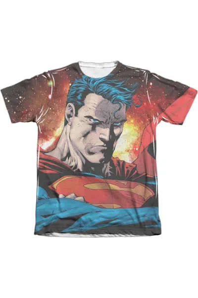 Gildan Superman Determination Adult Poly/cotton Short Sleeve Tee / T-shirt In White