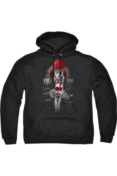 Gildan Superman Earth One Adult Pull Over Hoodie / Hooded Sweatshirt In Black