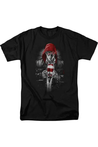 Gildan Superman Earth One Short Sleeve Adult Tee / T-shirt In Black