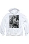 Gildan Superman Flight Of Steel Adult Pull Over Hoodie / Hooded Sweatshirt In White