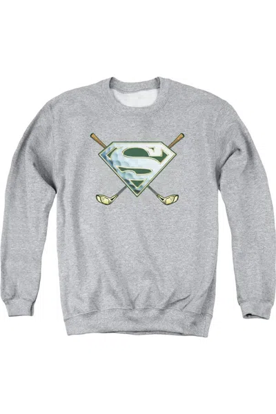 Gildan Superman Fore! Adult Crewneck Sweatshirt In Multi