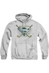 Gildan Superman Fore! Adult Pull Over Hoodie / Hooded Sweatshirt In Multi