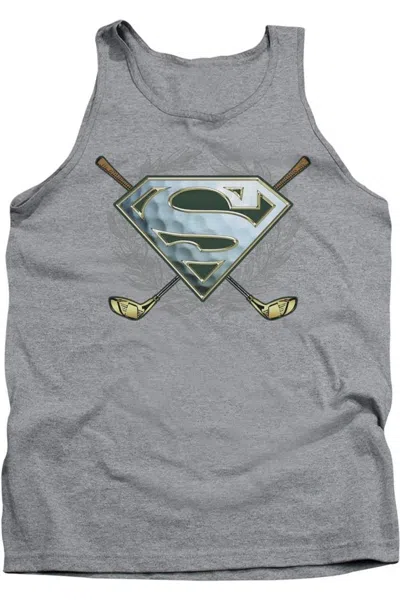 Gildan Superman Fore! Adult Tank Top In Multi