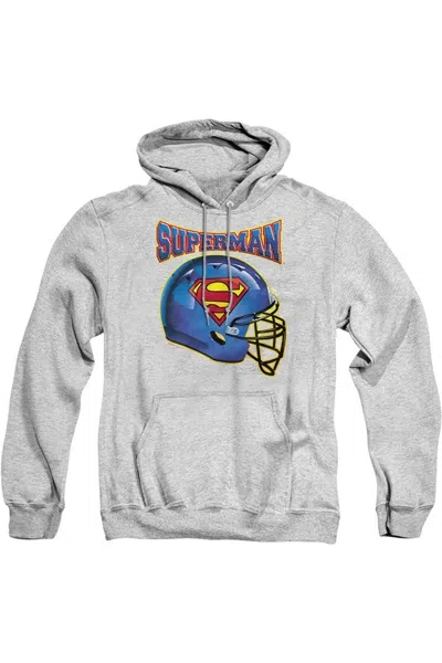 Gildan Superman Helmet Adult Pull Over Hoodie / Hooded Sweatshirt In Multi