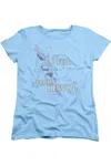 Gildan Superman I Fell Short Sleeve Womens Tee / T-shirt In Blue