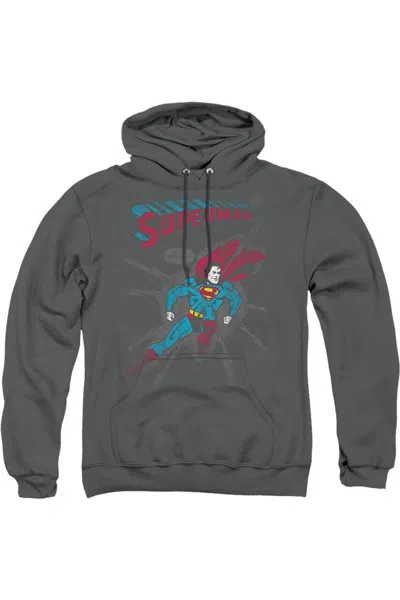 Gildan Superman It Tickles Adult Pull Over Hoodie / Hooded Sweatshirt In Pink