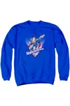 Gildan Superman Looks Like A Job For Adult Crewneck Sweatshirt In Blue