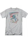 Gildan Superman Mad At Rocks Short Sleeve Adult Tee / T-shirt In Multi