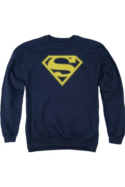 Gildan Superman Maize & Blue Shield Adult Crewneck Sweatshirt