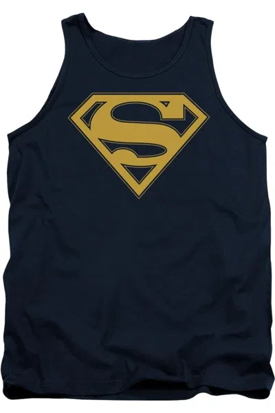 Gildan Superman Maize & Blue Shield Adult Tank Top