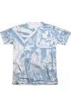 Gildan Superman Man Of Steel Collage Adult 65/35 Poly/cotton Short Sleeve Tee / T-shirt In White