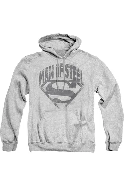 Gildan Superman Man Of Steel Shield Adult Pull Over Hoodie / Hooded Sweatshirt In Multi