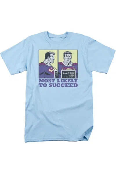 Gildan Superman Most Likely Short Sleeve Adult Tee / T-shirt In Blue