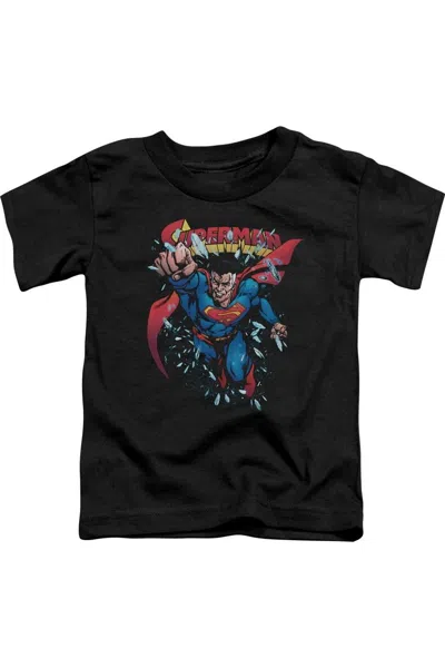 Gildan Kids' Superman Old Man Kal Short Sleeve Toddler Tee / T-shirt In Black