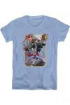 Gildan Superman Pick Up My Truck Short Sleeve Womens Tee / T-shirt In Multi