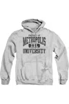 Gildan Superman Property Of Metropolis University Adult Pull Over Hoodie / Hooded Sweatshirt In Multi