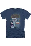 Gildan Superman Quick Change Adult Heather Tee / T-shirt In Blue