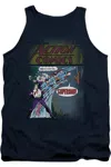 Gildan Superman Quick Change Adult Tank Top In Blue