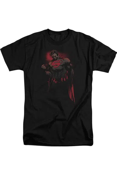 Gildan Superman Red Son Short Sleeve Adult Tall T-shirt In Black