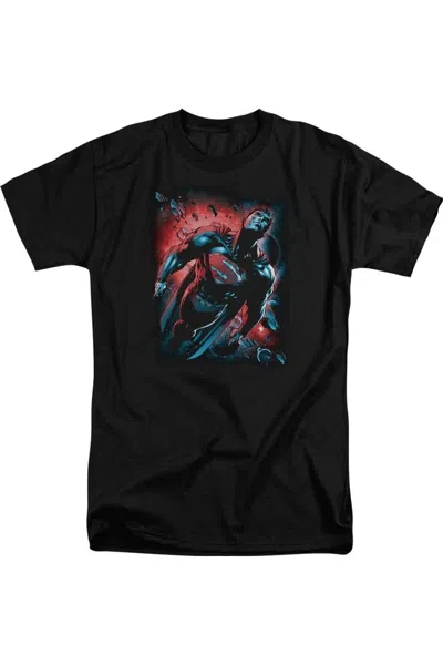 Gildan Superman Red Son Short Sleeve Adult Tall T-shirt In Black