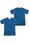 Gildan Superman Shields Coverage Short Sleeve Adult Poly Crew Tee / T-shirt In White