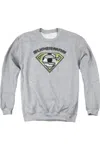Gildan Superman Soccer Shield Adult Crewneck Sweatshirt In Multi