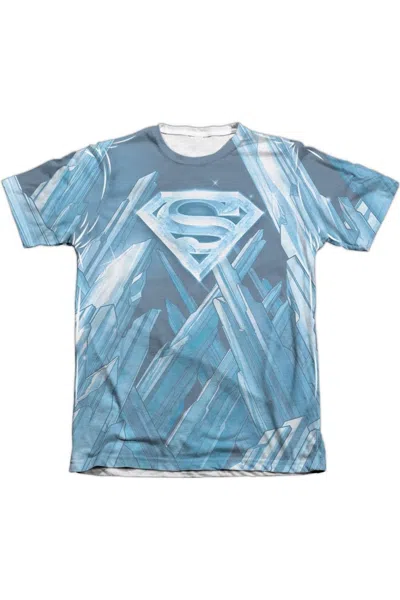 Gildan Superman Solitude Adult 65/35 Poly/cotton Short Sleeve Tee / T-shirt In White