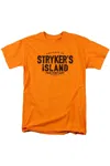 Gildan Superman Stryker´s Island Short Sleeve Adult T-shirt In Orange