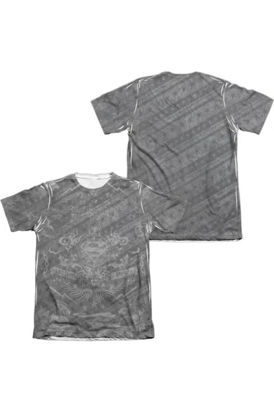 Gildan Superman Submit Adult Poly/cotton Short Sleeve Tee / T-shirt In White