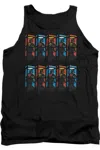 Gildan Superman Super Booths Adult Tank Top In Black