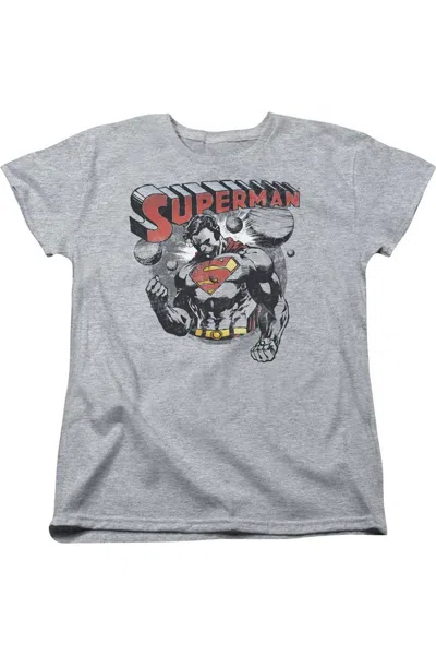 Gildan Superman Super Ko Short Sleeve Womens Tee / T-shirt In Multi