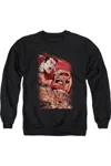 Gildan Superman Supes Vs Darkseid Adult Crewneck Sweatshirt In Black