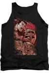 Gildan Superman Supes Vs Darkseid Adult Tank Top In Black