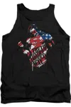 Gildan Superman The American Way Adult Tank Top In Black
