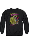 Gildan Superman Versus Metallo Blacklight Adult Crewneck Sweatshirt In Black