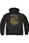 Gildan Superman Versus Metallo Blacklight Adult Pull Over Hoodie / Hooded Sweatshirt In Black